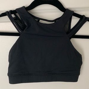 Karma Athletics black sports bra